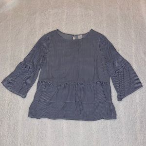 Navy Stripped Blouse